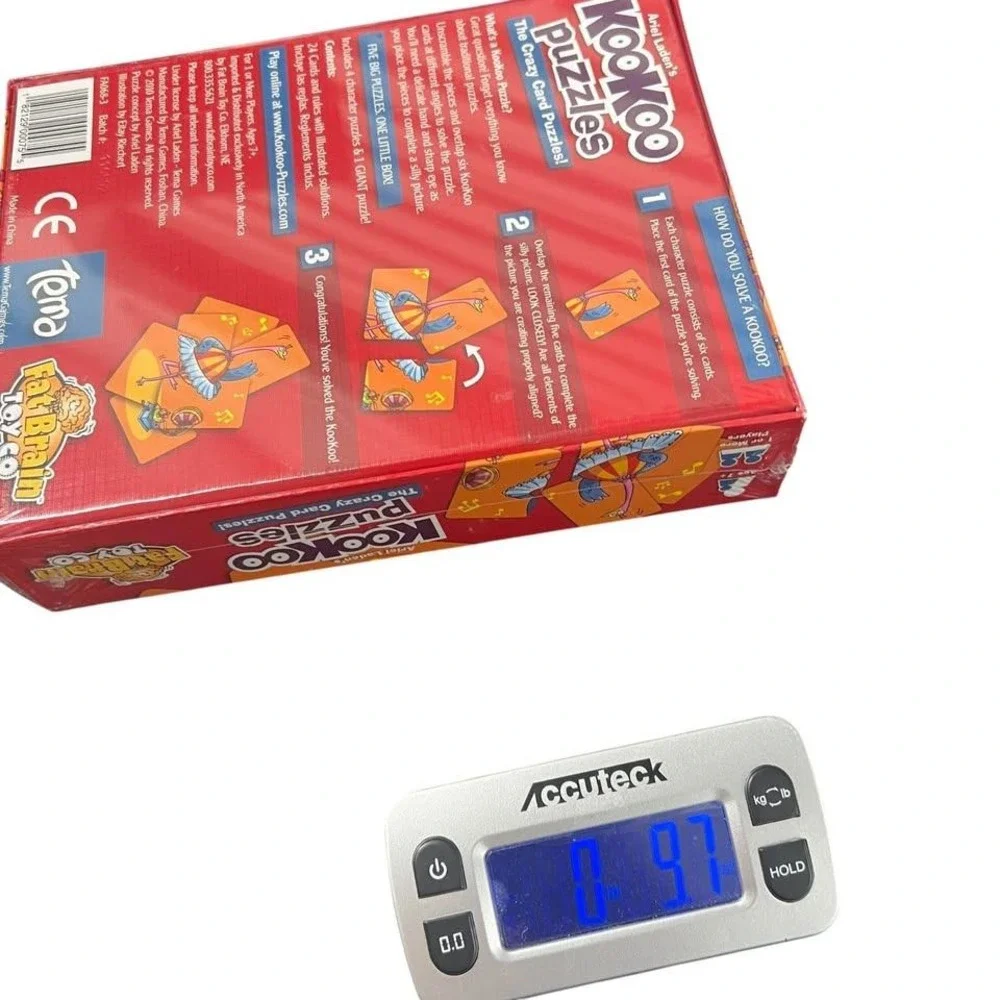 KooKoo Puzzles Movin & Groovin Fat Brain Toy Unique Puzzle Cards SEALED